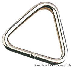 Triangoli inox 6x50 mm